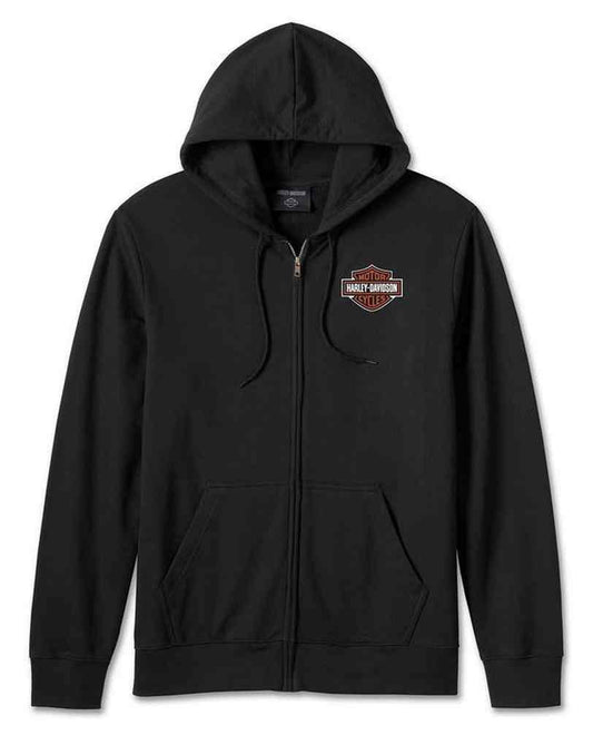 BAR & SHIELD FULL ZIP HOODIE