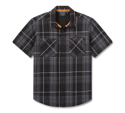 WILLIE G SKULL VENTED STRETCH COMFORT SHIRT