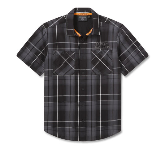 WILLIE G SKULL VENTED STRETCH COMFORT SHIRT