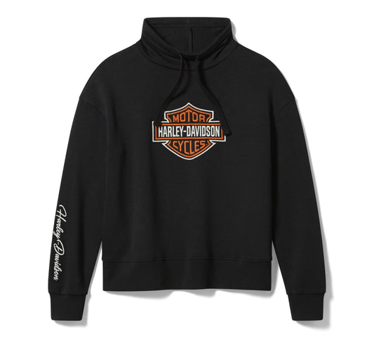 H-D ESSENTIAL FLEECE FUNNEL NECK