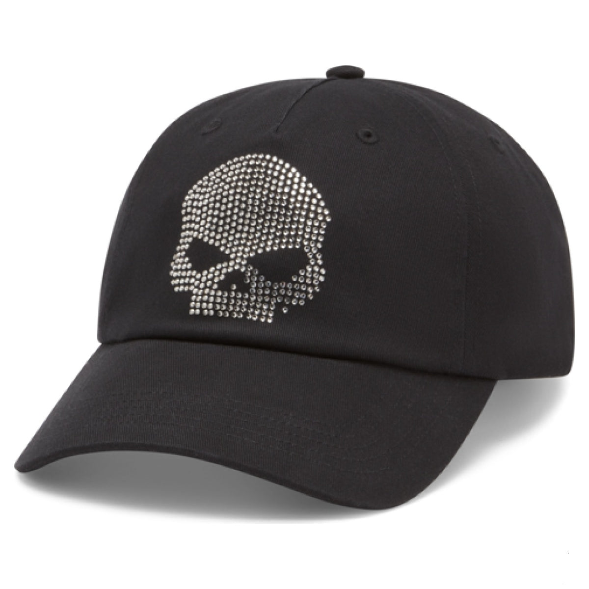 WOMEN'S WILLIE G BLING SKULL STRAPBACK CAP