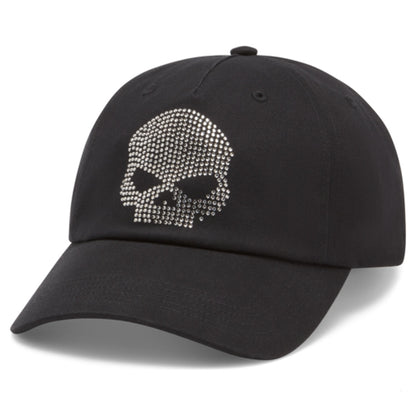 WOMEN'S WILLIE G BLING SKULL STRAPBACK CAP