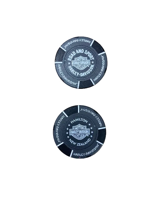 H-D POKER CHIP DARK GREY