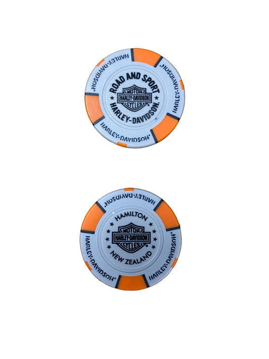 H-D POKER CHIP GRAY