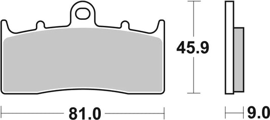 LYNDALL Z-PLUS FRONT/REAR BRAKE PADS