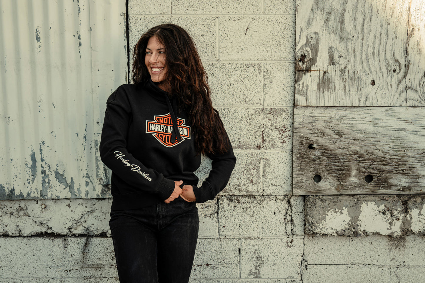 H-D ESSENTIAL FLEECE FUNNEL NECK