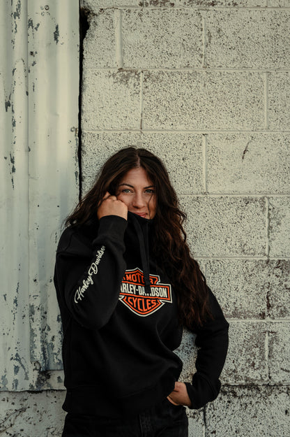 H-D ESSENTIAL FLEECE FUNNEL NECK