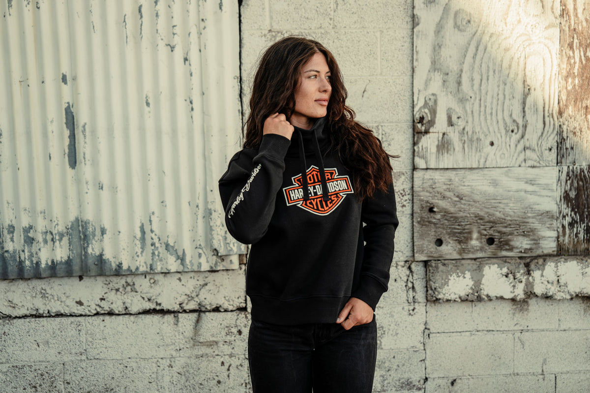 H-D ESSENTIAL FLEECE FUNNEL NECK