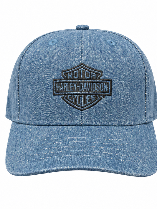 KID'S DENIM BAR & SHIELD CAP - DENIM