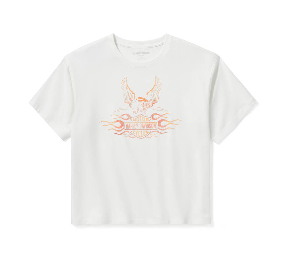 FLAMING EAGLE BOXY TEE